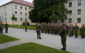 Uctění památky por. i.m. Roberta Vyroubala