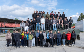Ukázka techniky 73. tankového praporu pro studenty SPŠ a SOU Uničov