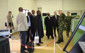 návštěva zástupců rwandské armády