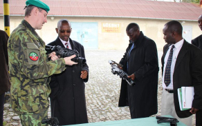 návštěva zástupců rwandské armády