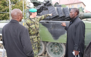návštěva zástupců rwandské armády